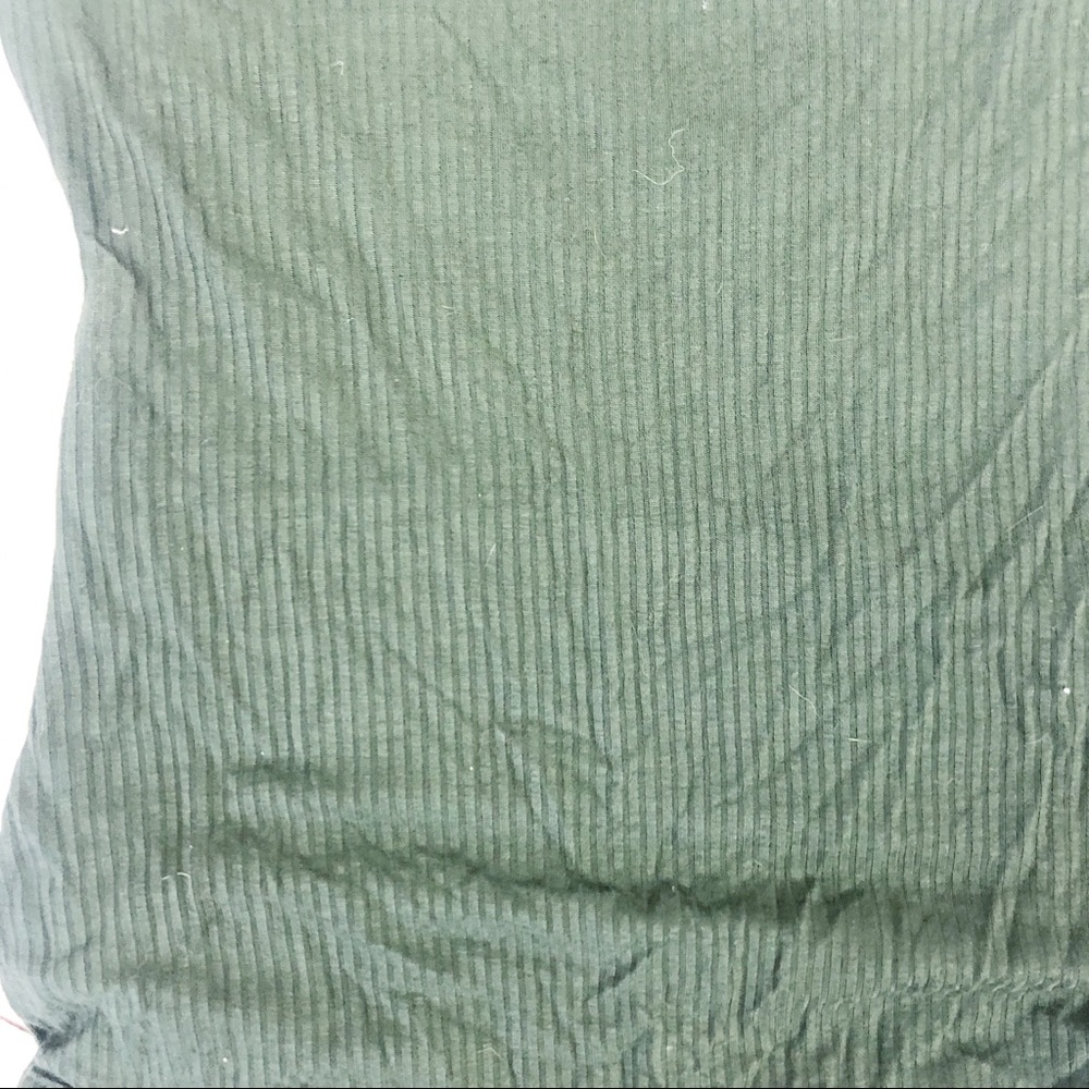 G Mini Green Ribbed Open Back Bodysuit M - Picture 2 of 5